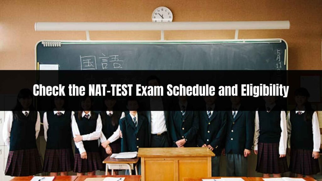 Pay the NAT-TEST Registration Fee