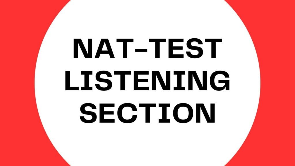 NAT-Test Listening Section