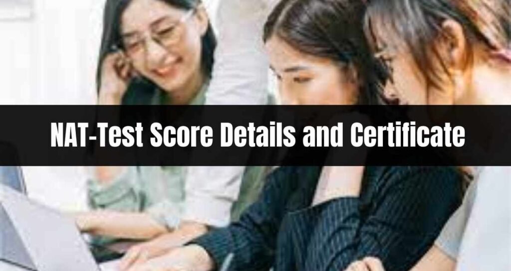 NAT-Test Score Details and Certificate