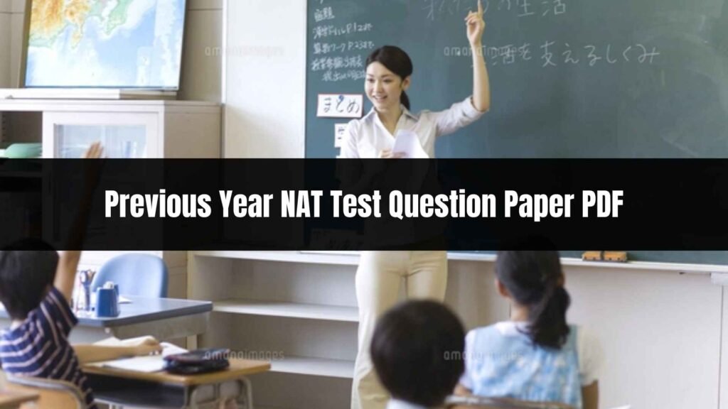 Previous Year NAT Test Question Paper PDF